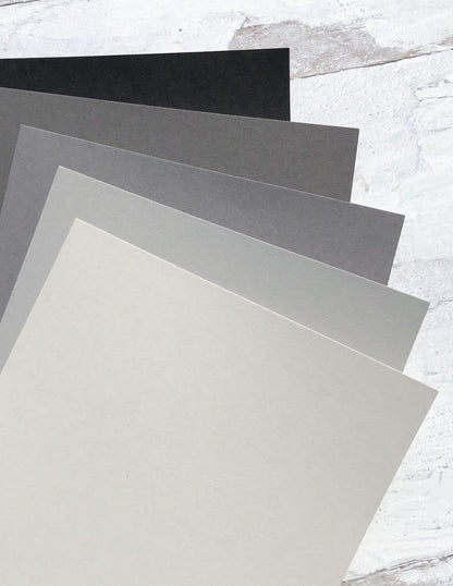 Grayscale Cardstock Collection Fan