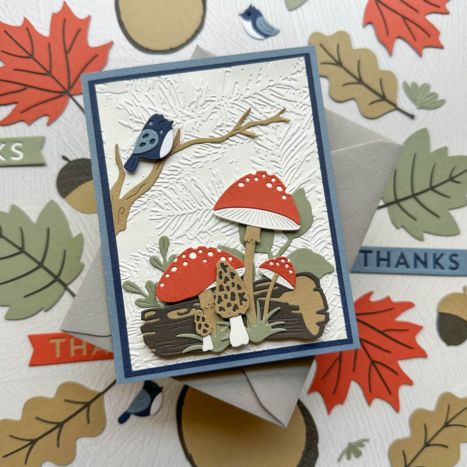 Materica Cardstock Nature Theme Greeting Card