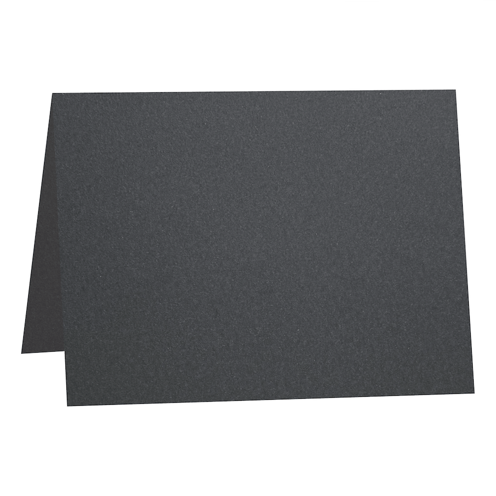 Woodstock Nero Black Half Fold Cards
