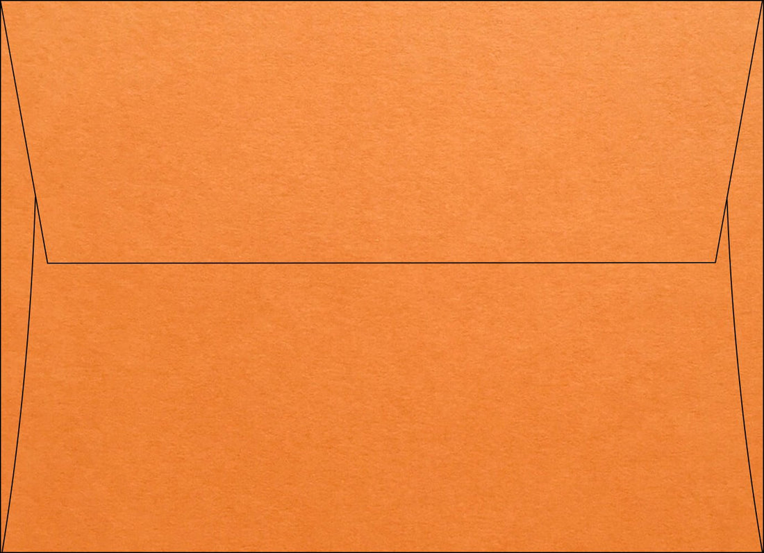  Orange Fizz | Pop-Tone Square Flap Envelopes 