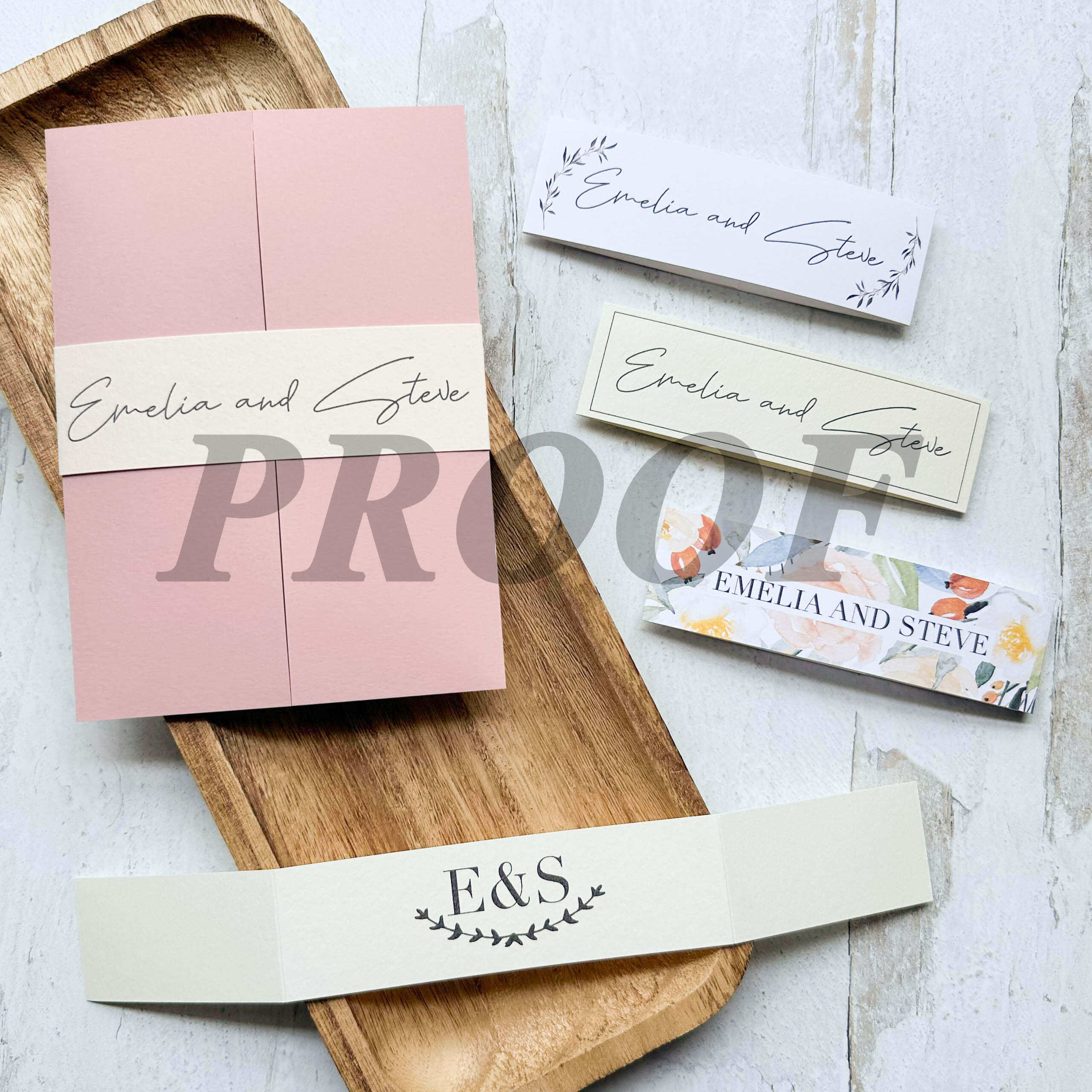 Proof Print Belly Bands