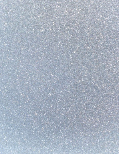 Silver Diamond Print Inkjet Glitter Cardstock