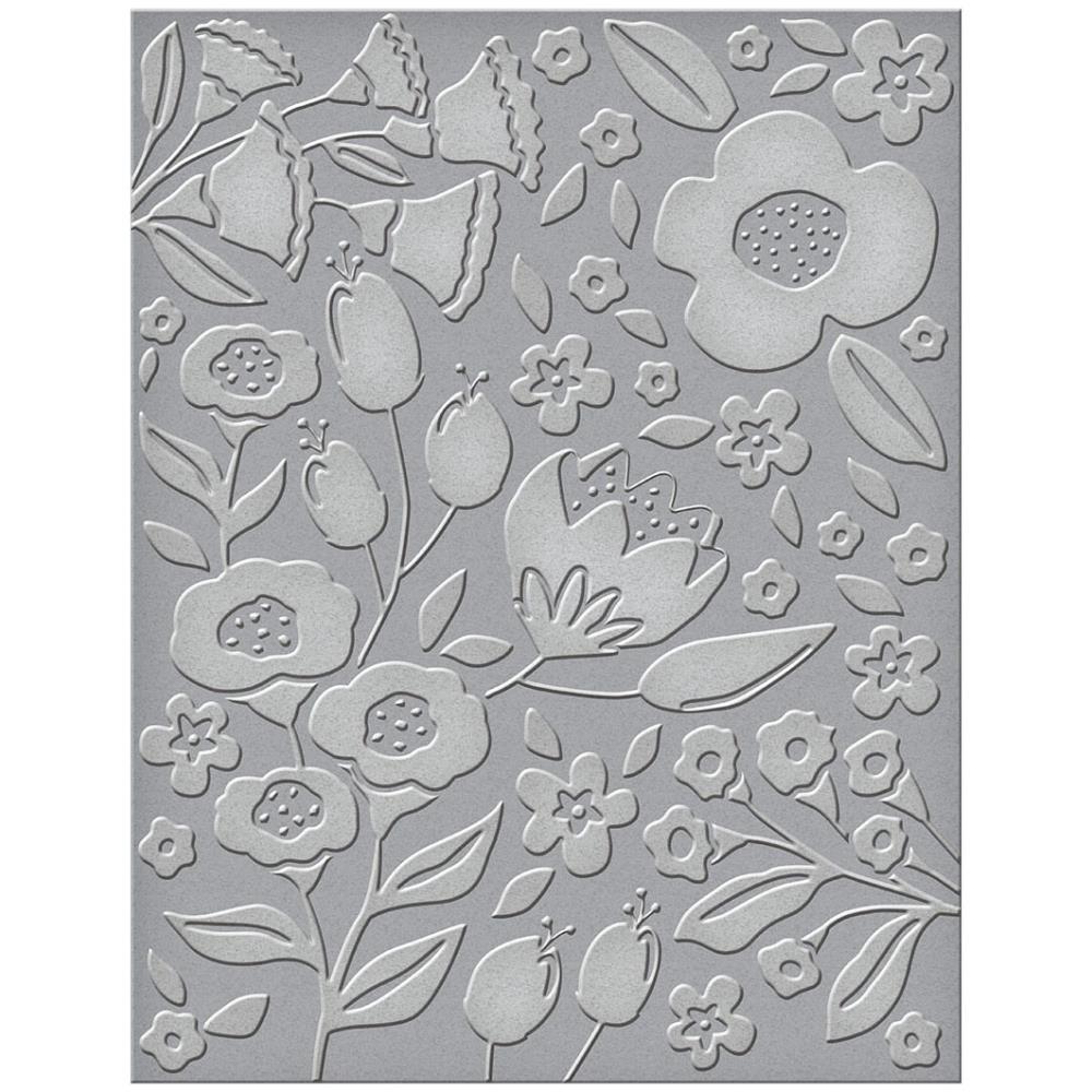 Spellbinders Embossing Folder - Simply Perfect Florets