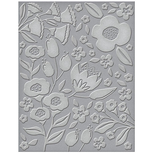 Spellbinders Embossing Folder - Simply Perfect Florets – Cardstock ...