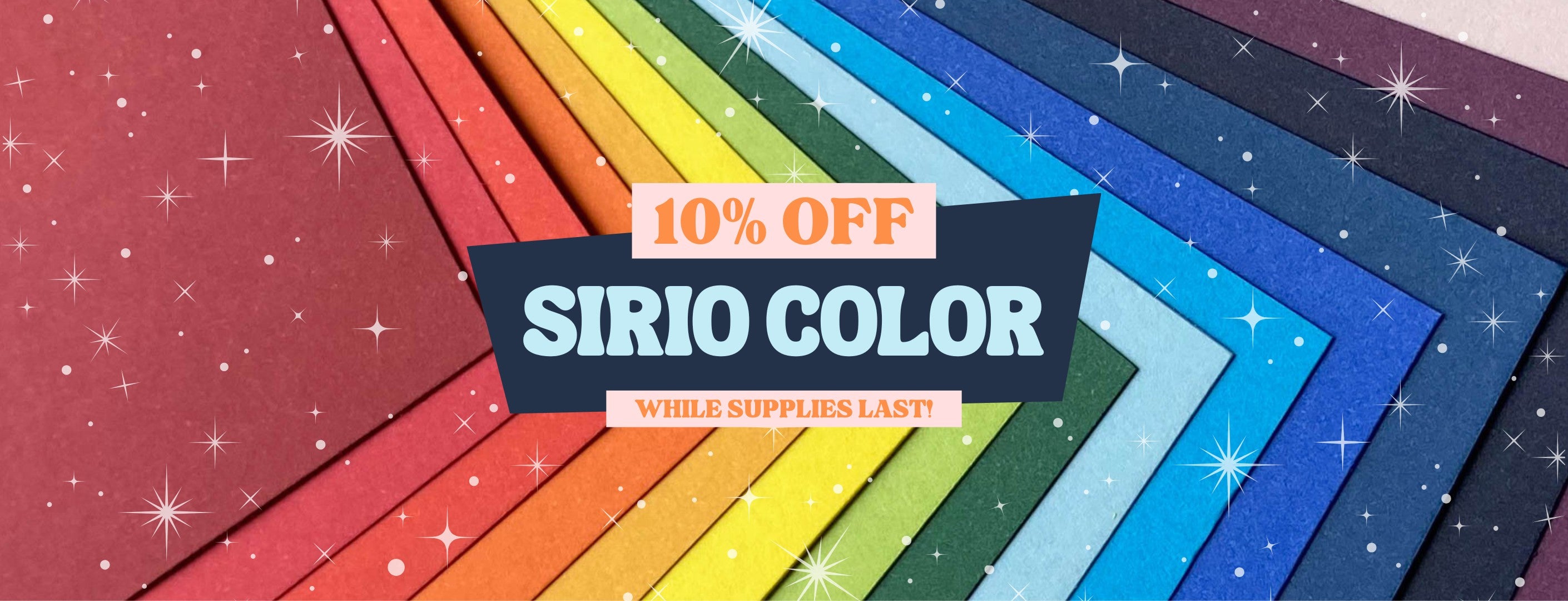 Sirio Color Cardstock Paper Sale - 10% off!