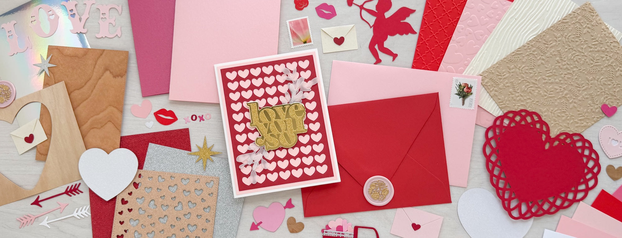 Valentine's Day cardmaking hero