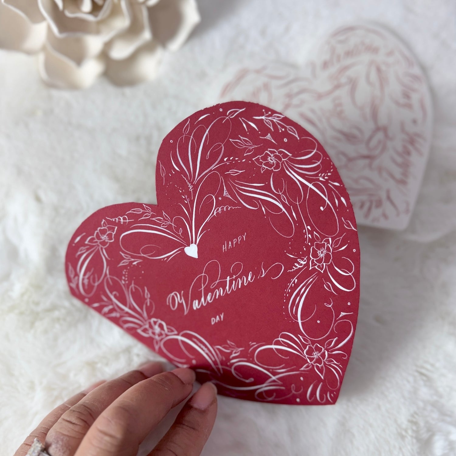 Scarlet Colorplan calligraphy Valentine&