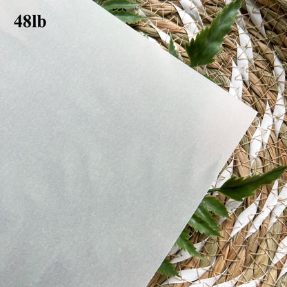 Vellum Translucent Paper | Clear Vellum Paper |  48 lb / 180 gsm