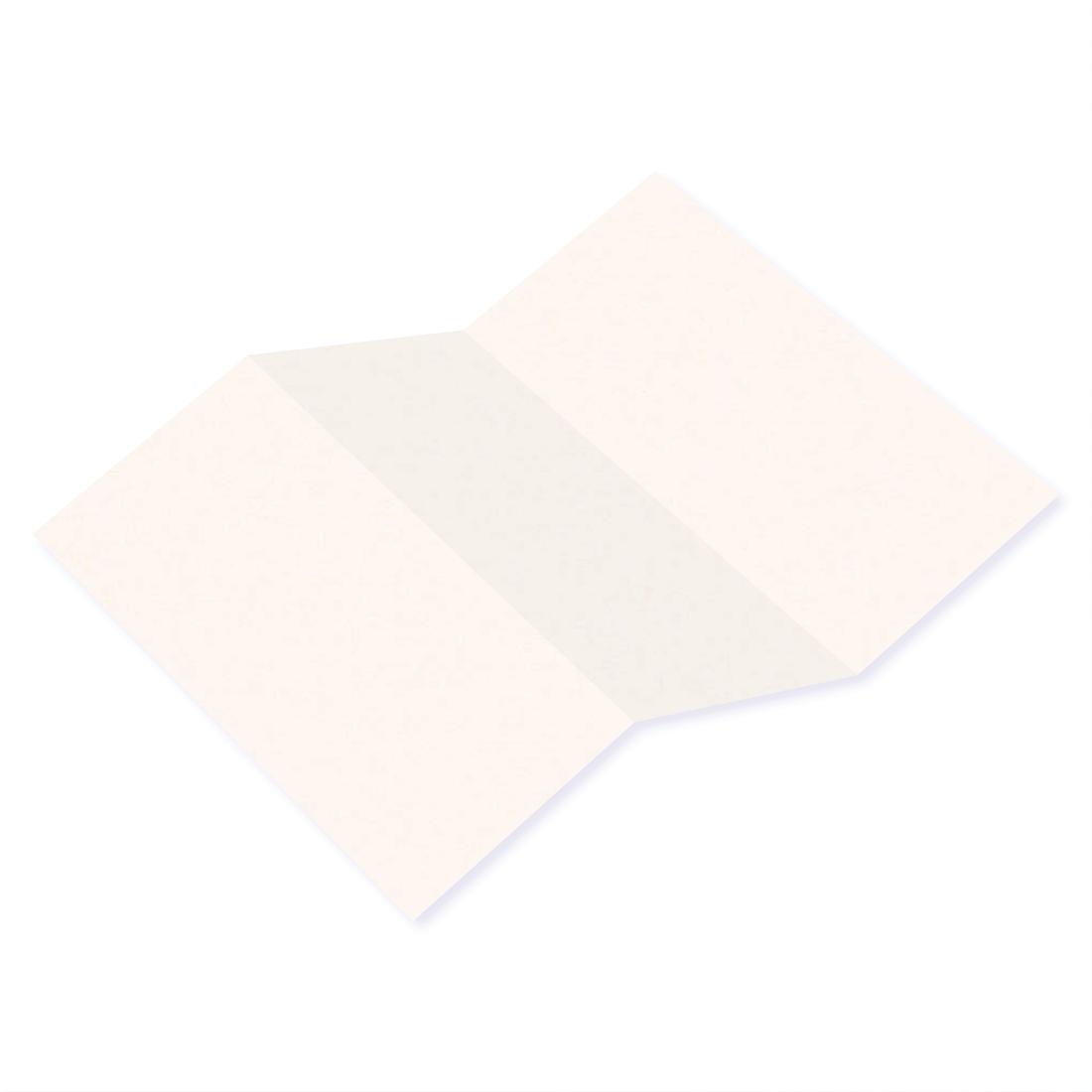 Vellum White Tri Fold Card-Cardstock Warehouse