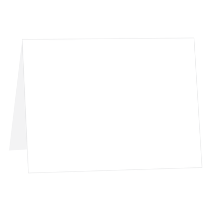 White Half-Fold Cards-Cardstock Warehouse