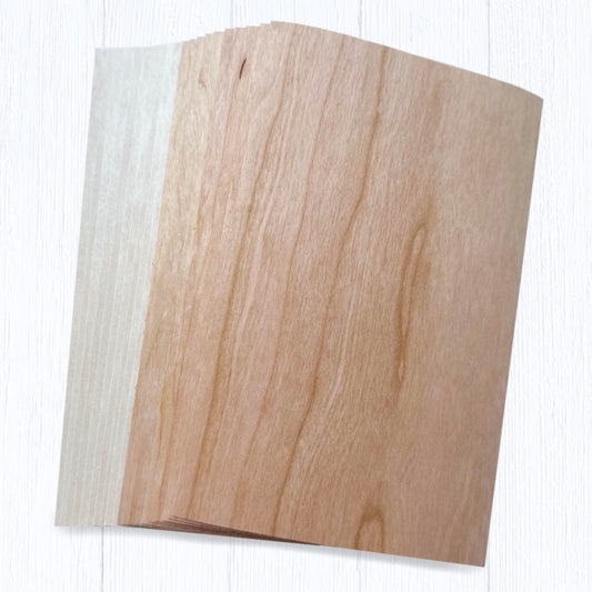 Wood Veneer Multi-pack Fan | White Birch and Cherry