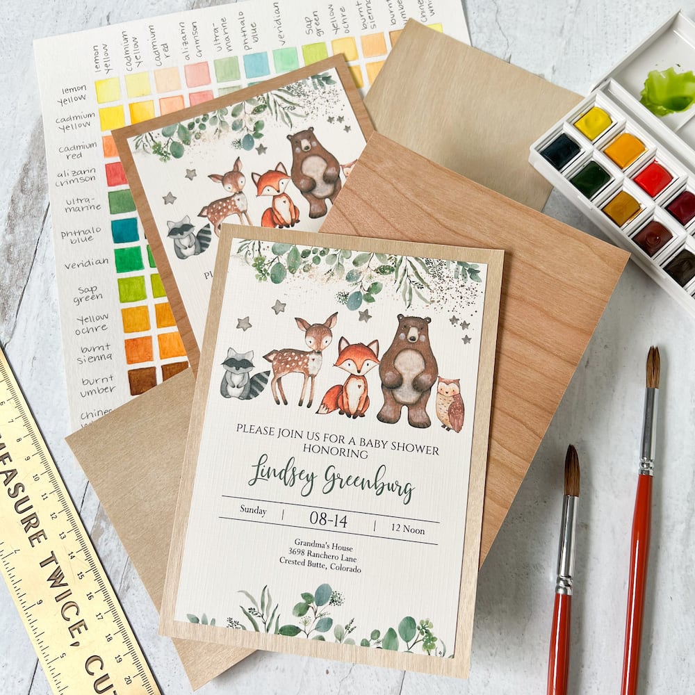 Cards Multipack Wood Veneer Flat Card Multipack - 20 Ct. – Cardstock Warehouse