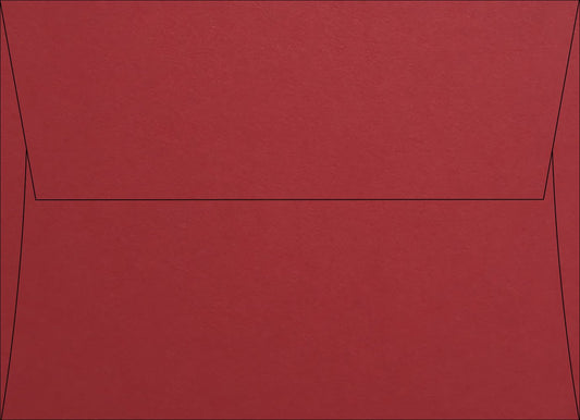 Electric Red Square Flap Envelopes