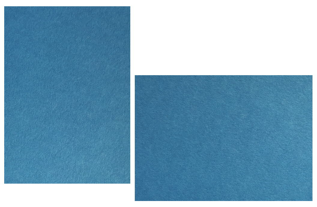 Adriatic Blue Flat Panel Cards | Colorplan Cardstock
