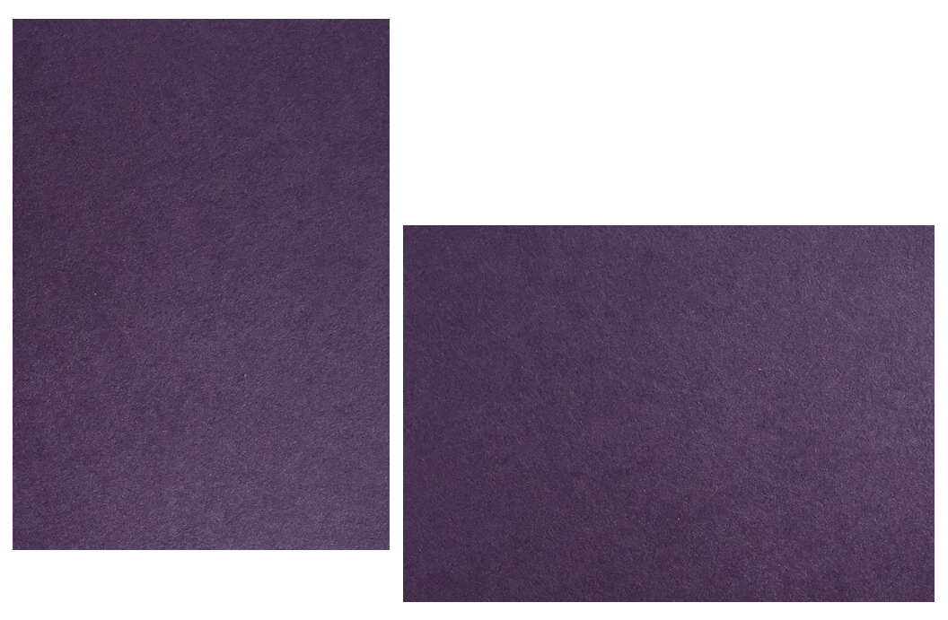 Dark Amethyst / Purple Flat Panel Cards | Colorplan Cardstock