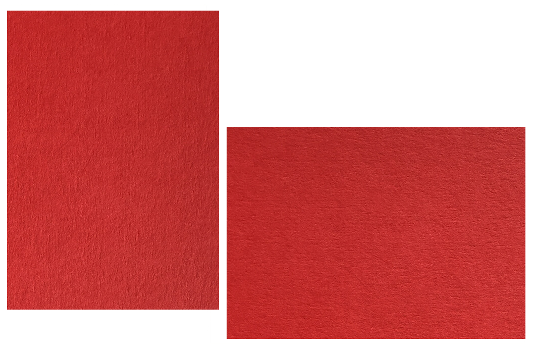 Bright Red Flat Panel Cards | Colorplan Cardstock