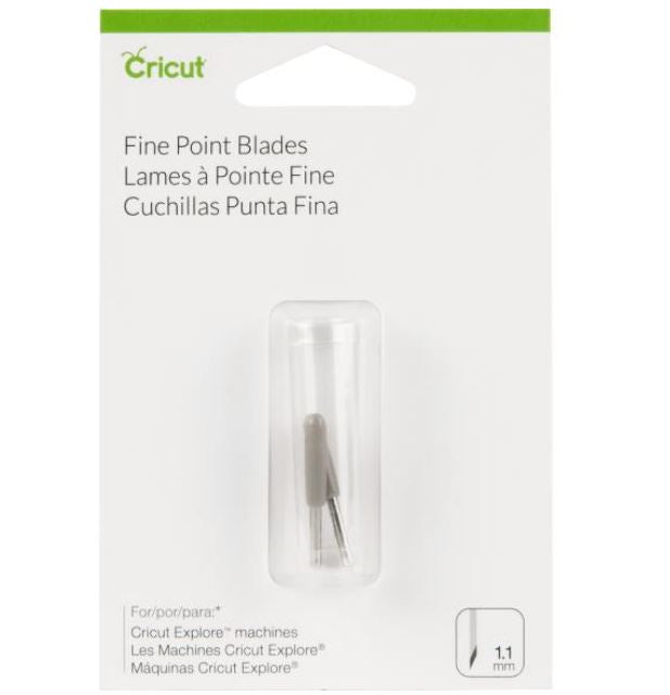 Cricut Replacement Fine Point Blades 2/Pkg