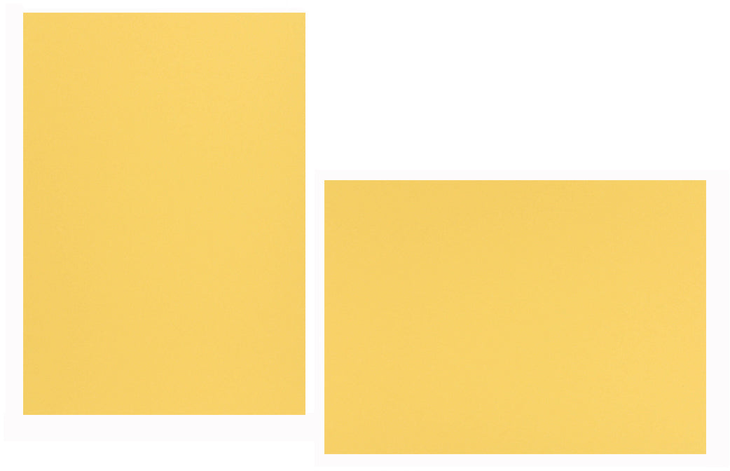 Woodstock Giallo Yellow Flat Panel Cards