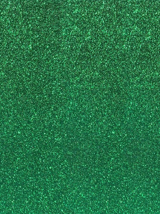 Green Diamond Print Inkjet Glitter Cardstock