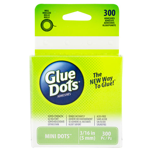 Mini Glue Dots® Adhesive Roll - 3/16 inch - 300 pcs