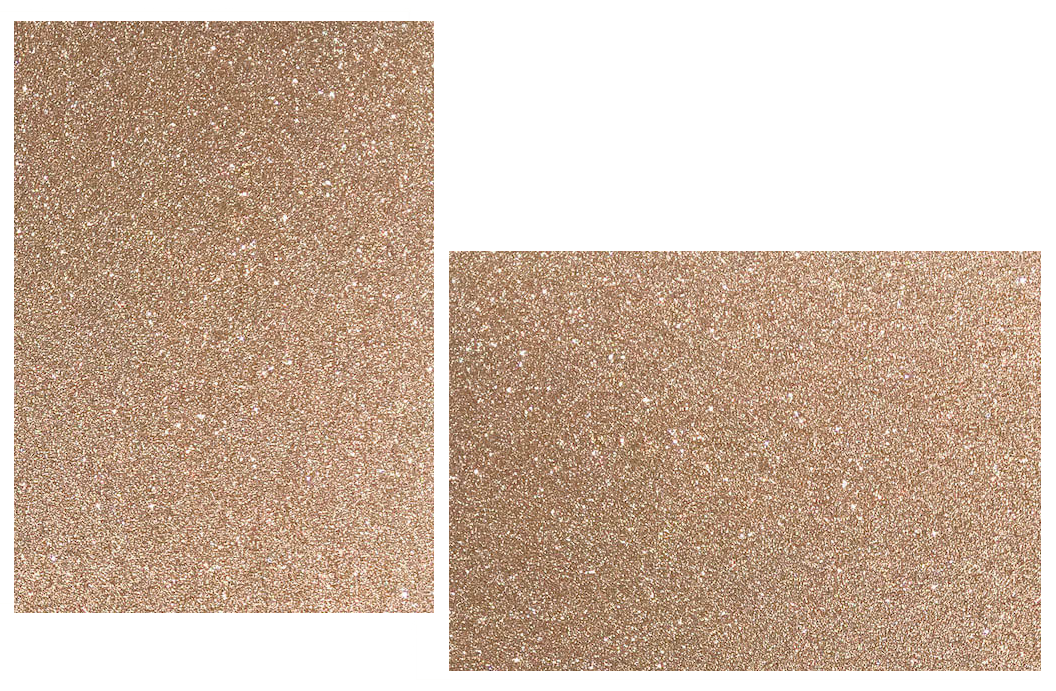 Desert Sand  Mirrisparkle Glitter Flat Cards 