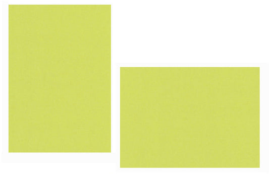 Woodstock Pistacchio Yellow Green Flat Panel Cards