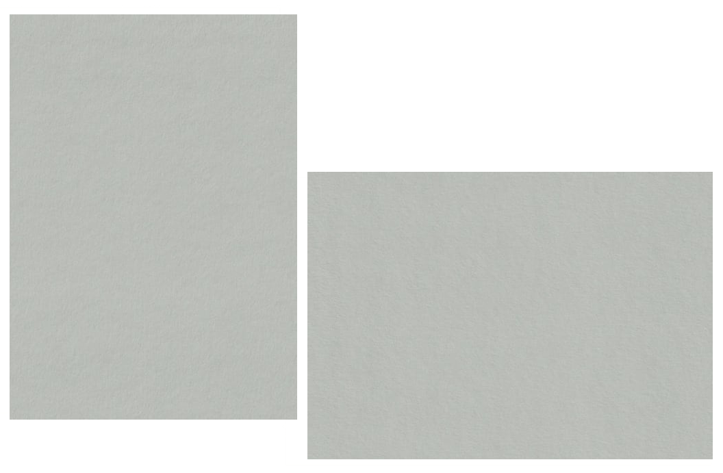 Real Grey Flat Panel Cards | Colorplan Cardstock