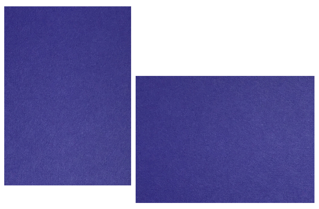 Royal Blue Flat Panel Cards | Colorplan Cardstock