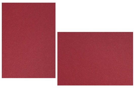 Scarlet Red Flat Panel Cards | Colorplan Cardstock