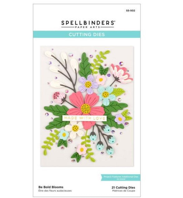 Spellbinders Etched Dies -  Be Bold Blooms