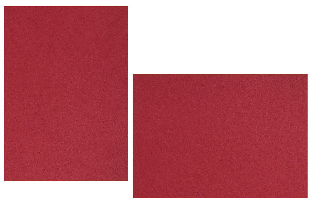 Vermilion Red Flat Panel Cards | Colorplan Cardstock