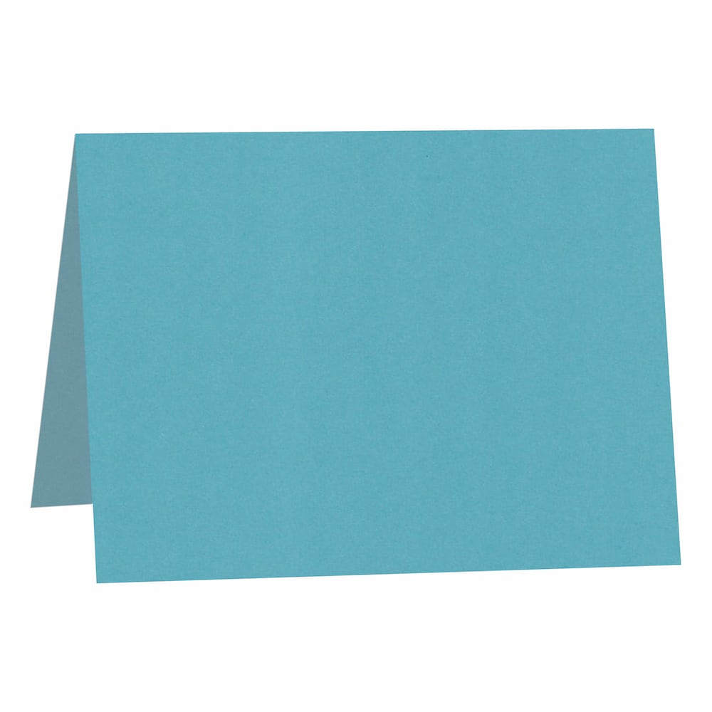 Woodstock Azzurro Blue Folded Place Cards