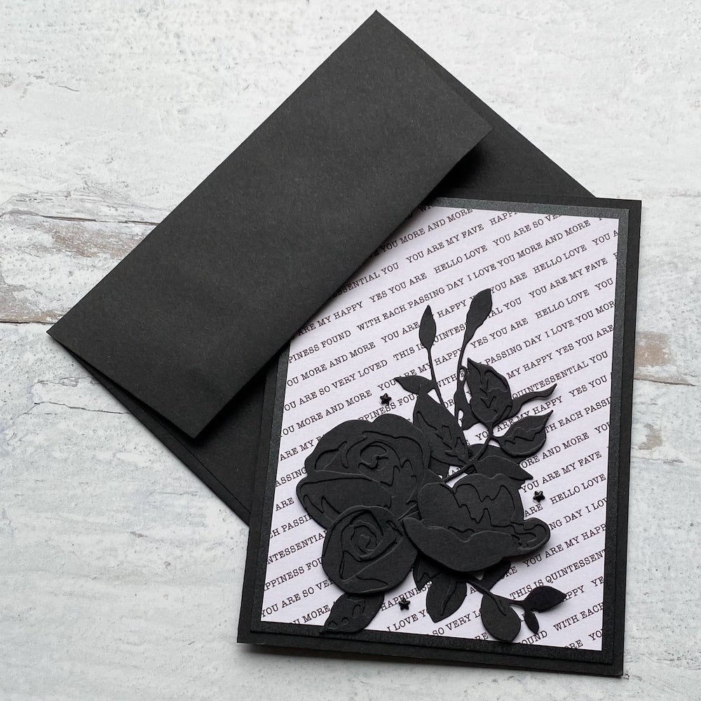   Black Licorice | Pop-Tone Square Flap Envelopes 