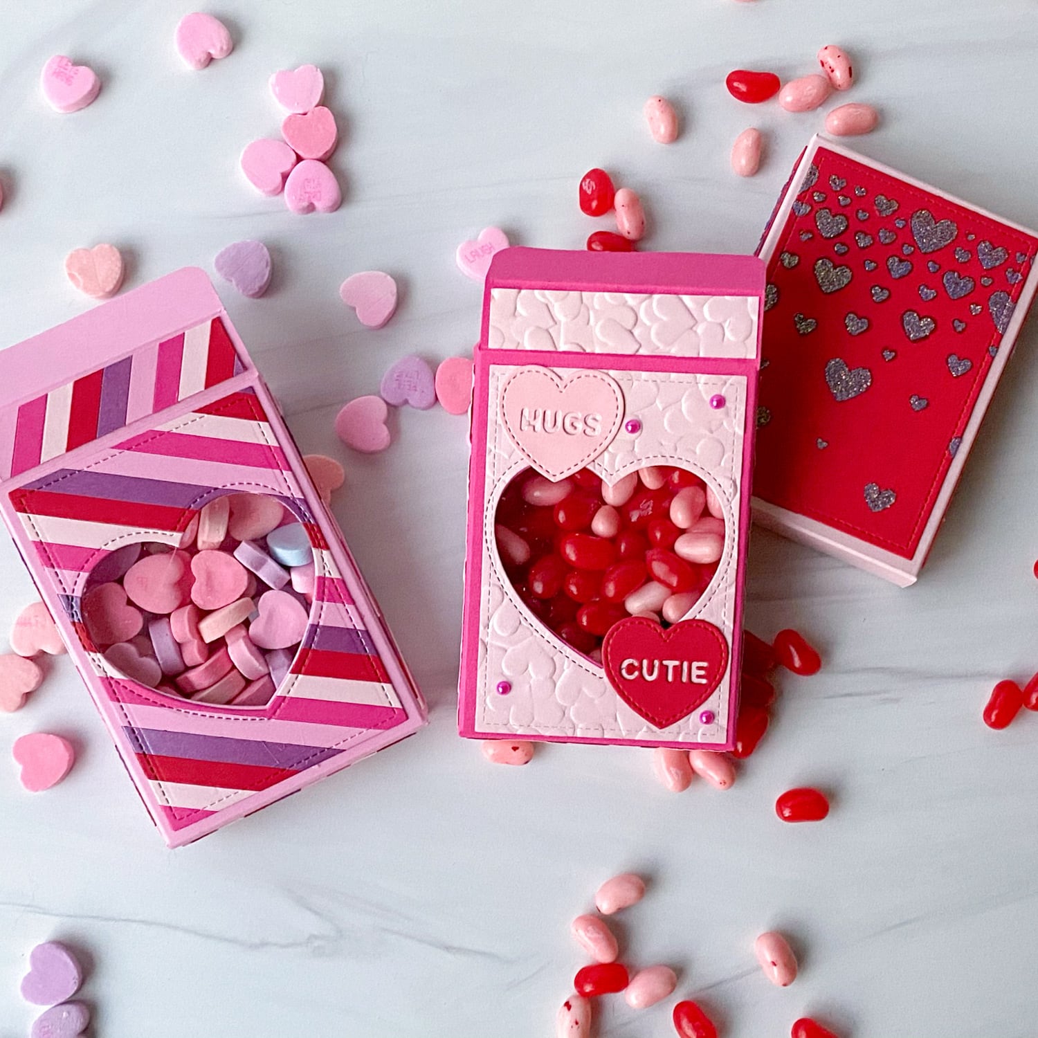 Valentine's Day Cardstock Collection Candy Gift Boxes