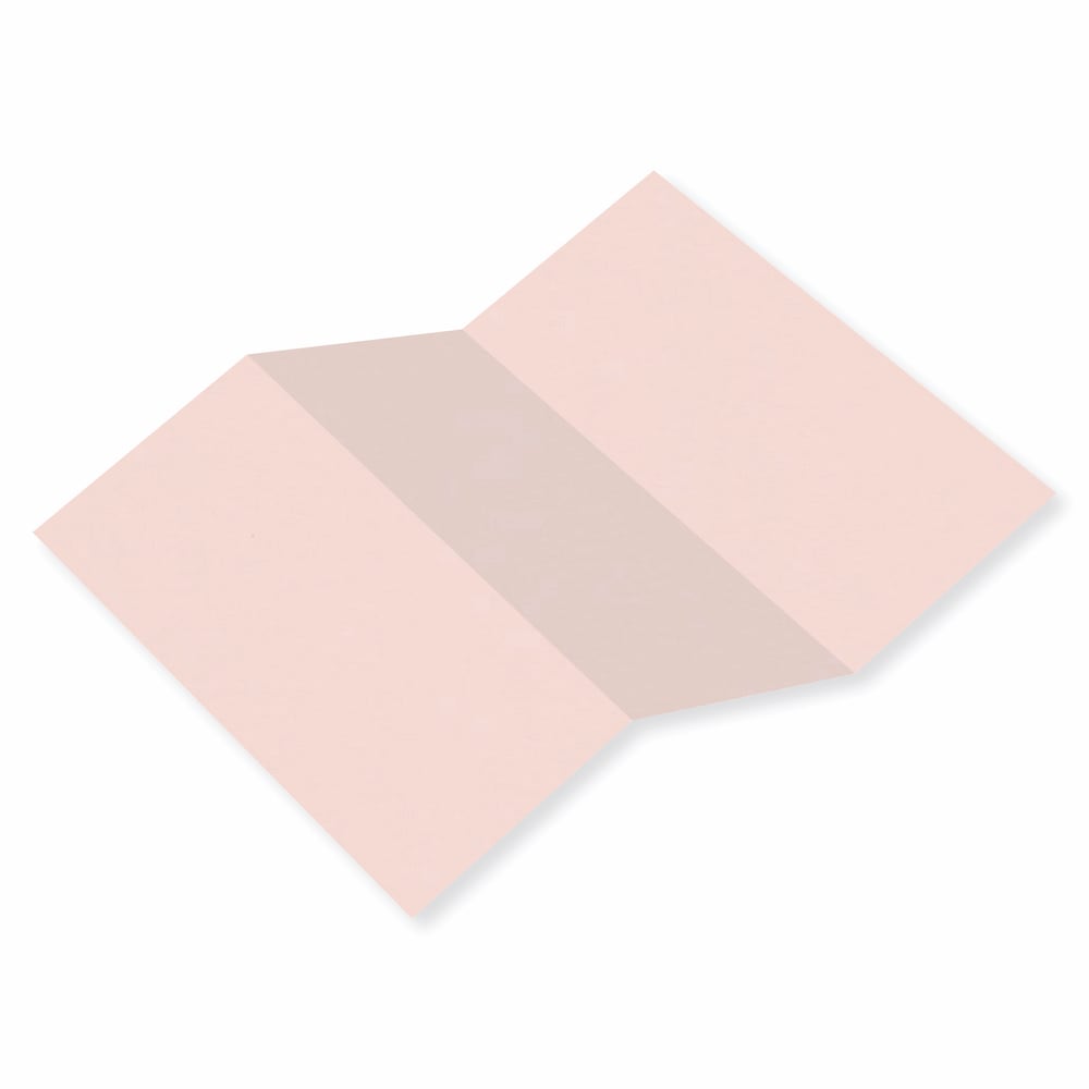 Woodstock Cipria Light Pink Tri Fold Card