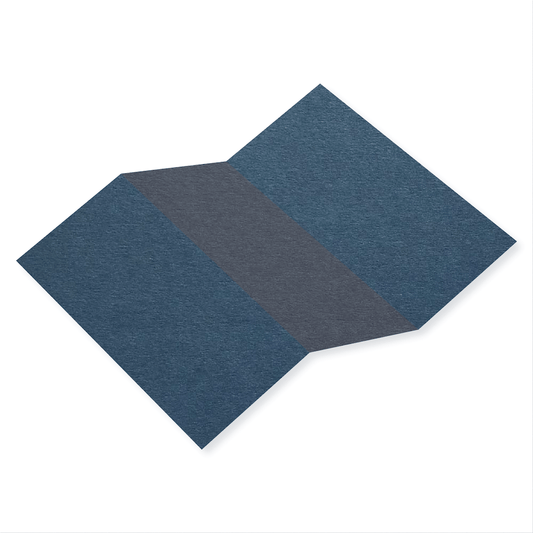 Colorplan Cobalt Blue Tri Fold Card 