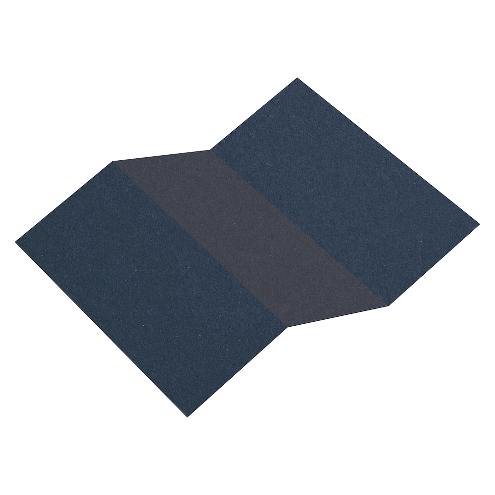 Cobalt Tri Fold Card (Materica)