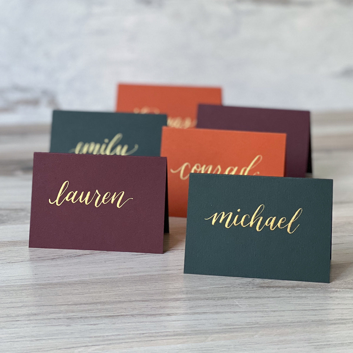 Colorplan Folded Place Cards | Adriatic  Blue