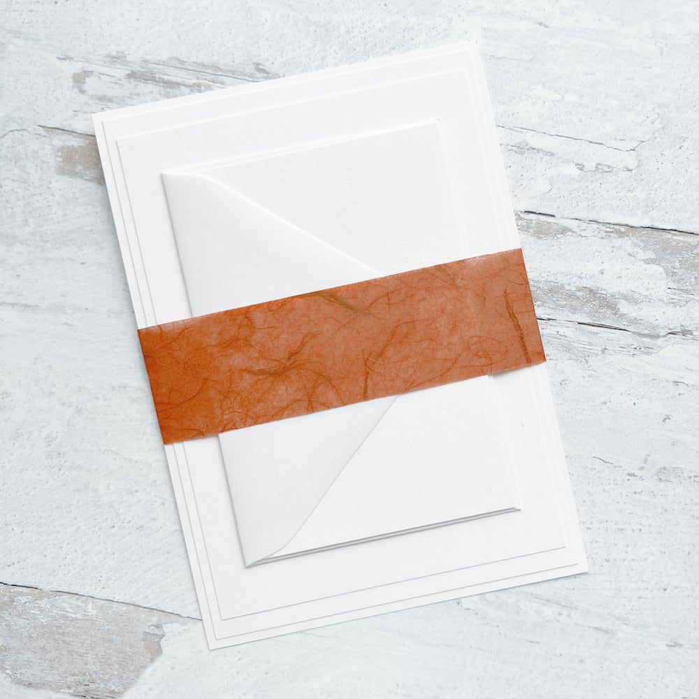 Copper Belly Bands | Thai Mulberry Paper