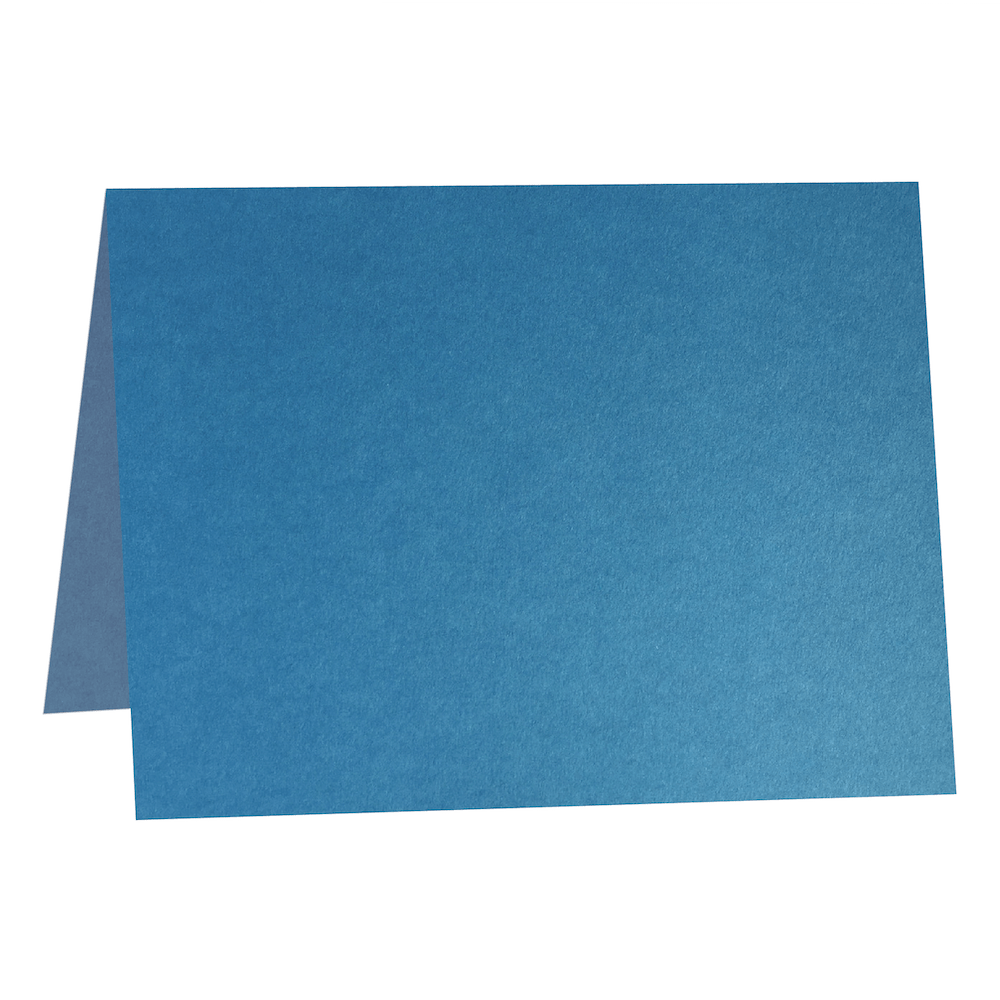 Colorplan Adriatic Blue Folded Cards