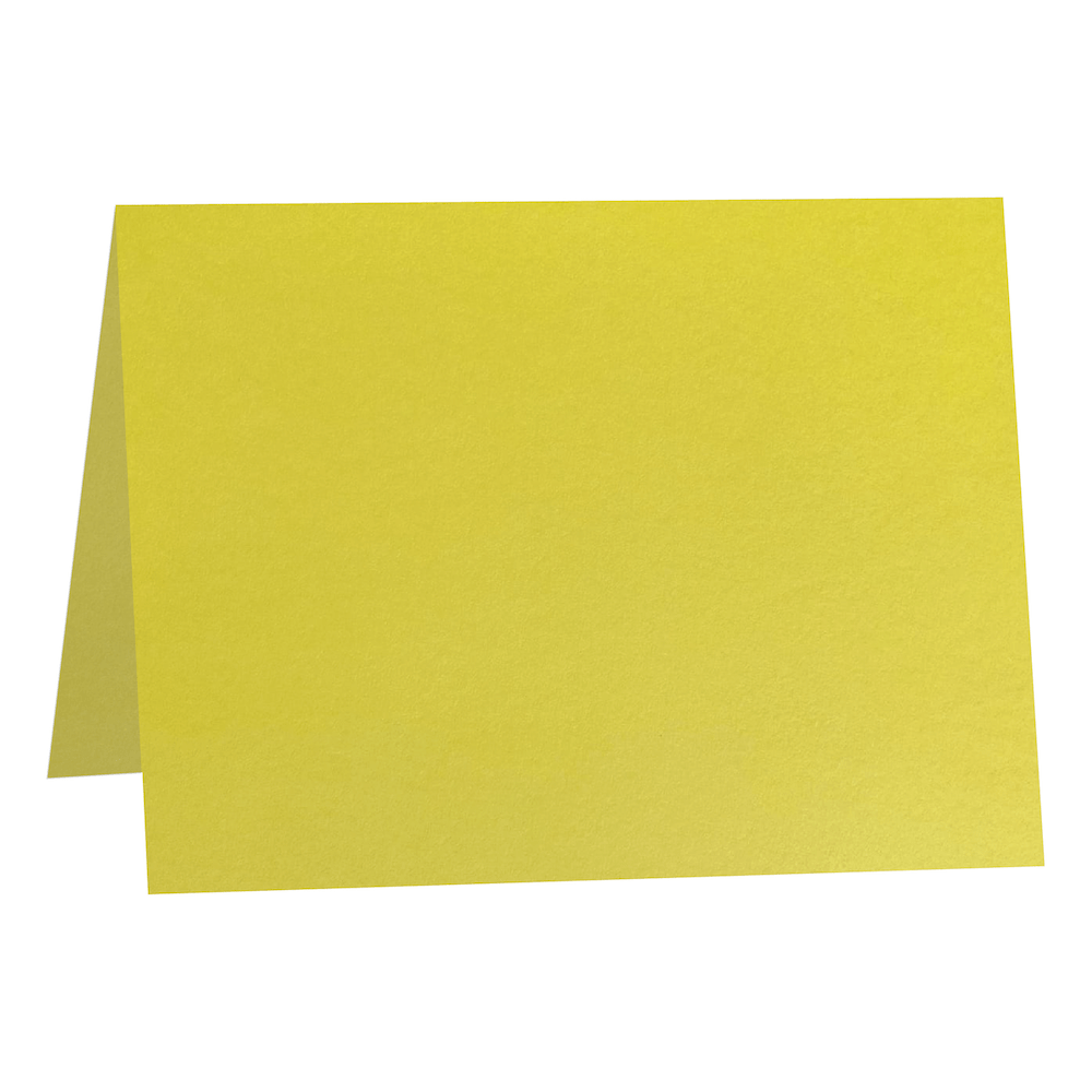 Colorplan Chartreuse  Folded Cards
