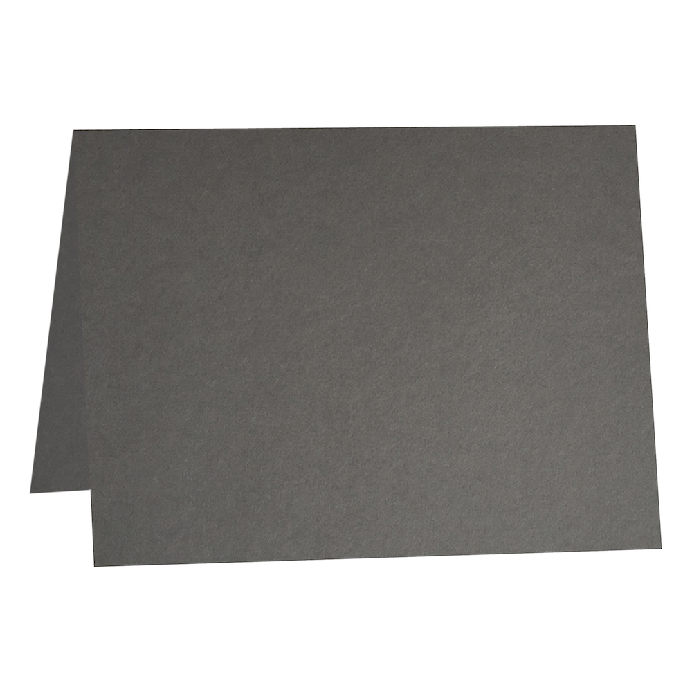 Colorplan Dark Grey  Folded Cards