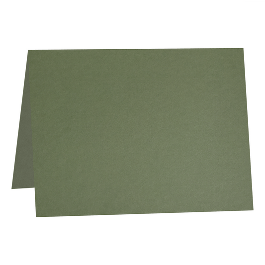 Colorplan Mid-Green  Folded Cards
