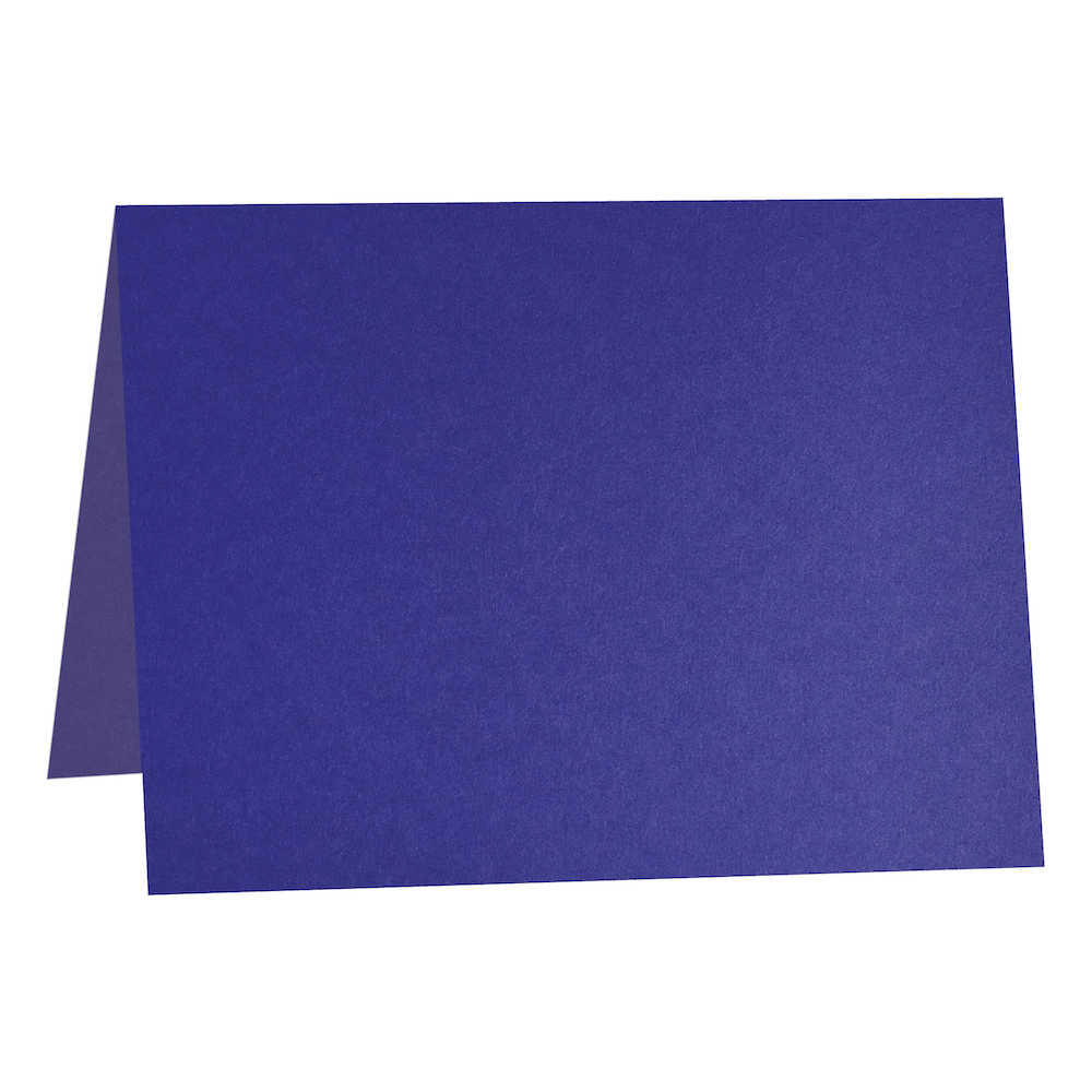 Colorplan Royal Blue  Folded Cards