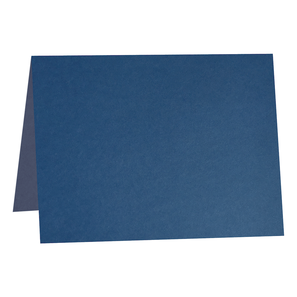Colorplan Sapphire Blue  Folded Cards