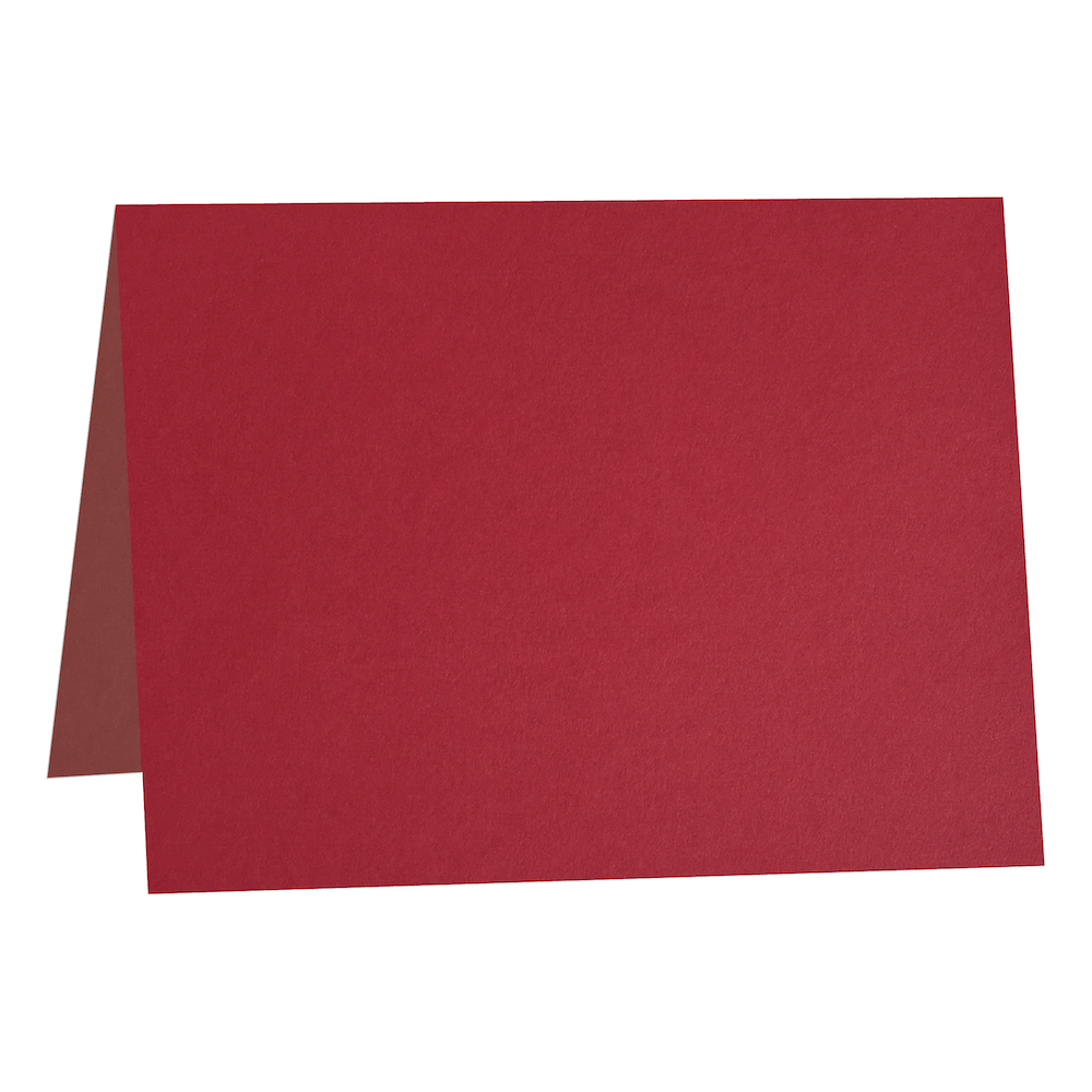 Colorplan Vermilion  Folded Cards