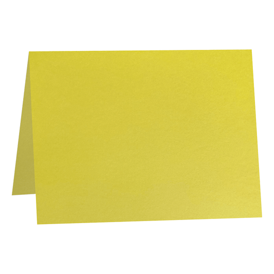 Colorplan Chartreuse Folded Place Cards