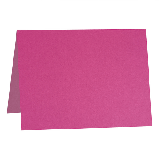 Colorplan Fuchsia Folded Place Cards