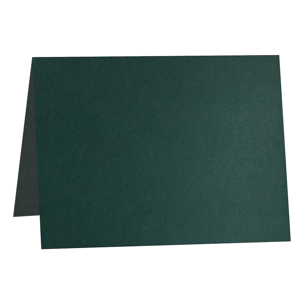 Colorplan Racing Green Folded Place Cards