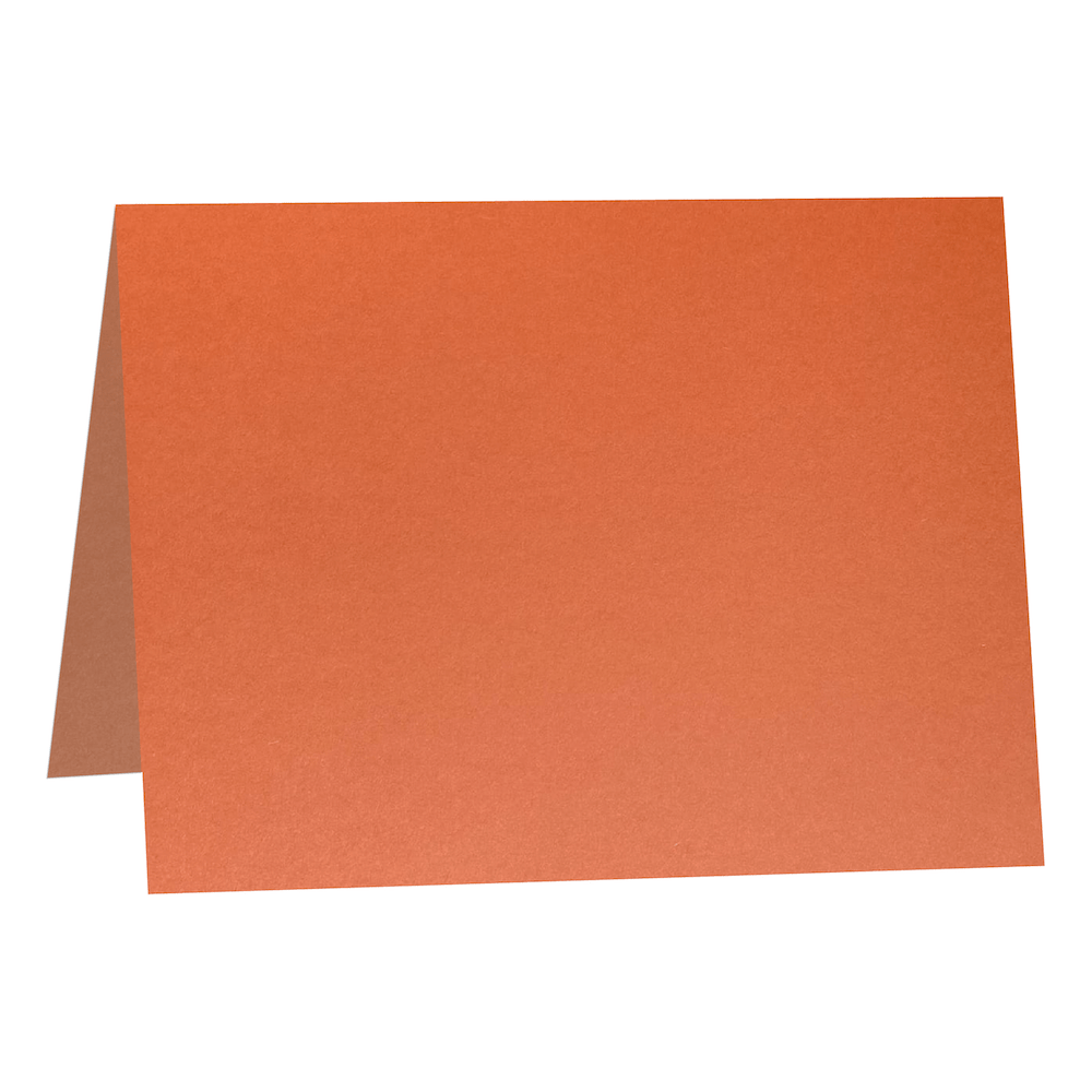 Colorplan Rust Folded Place Cards